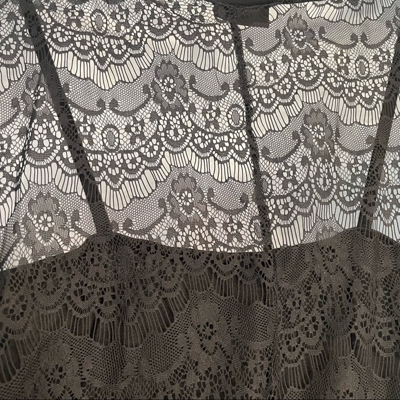 Rue21 Black Lace Blouse Large - Picture 6 of 8